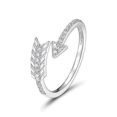 Feather arrow ring